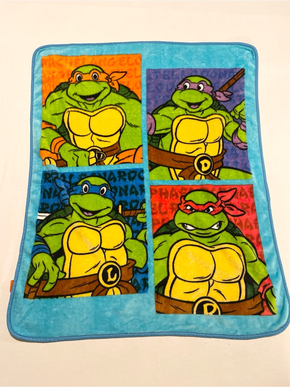 Nickelodeon TMNT Teenage Mutant Ninja Turtles Fleece Baby Toddler Throw Blanket